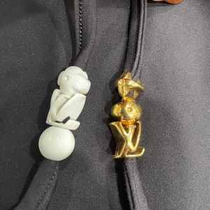 LOUIS Vuitton Black One-piece swimsuit